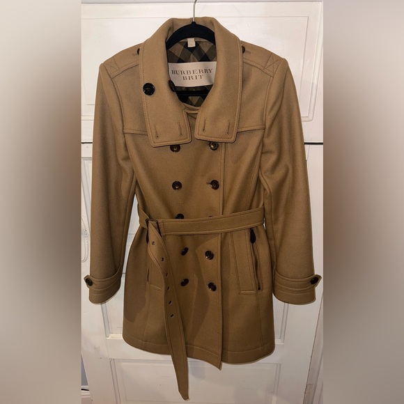 Burberry Jackets & Blazers - Burberry Kensington Double-Breasted Cashmere Trench Coat